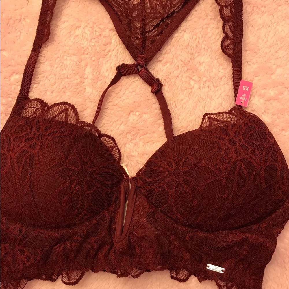 Pink bra